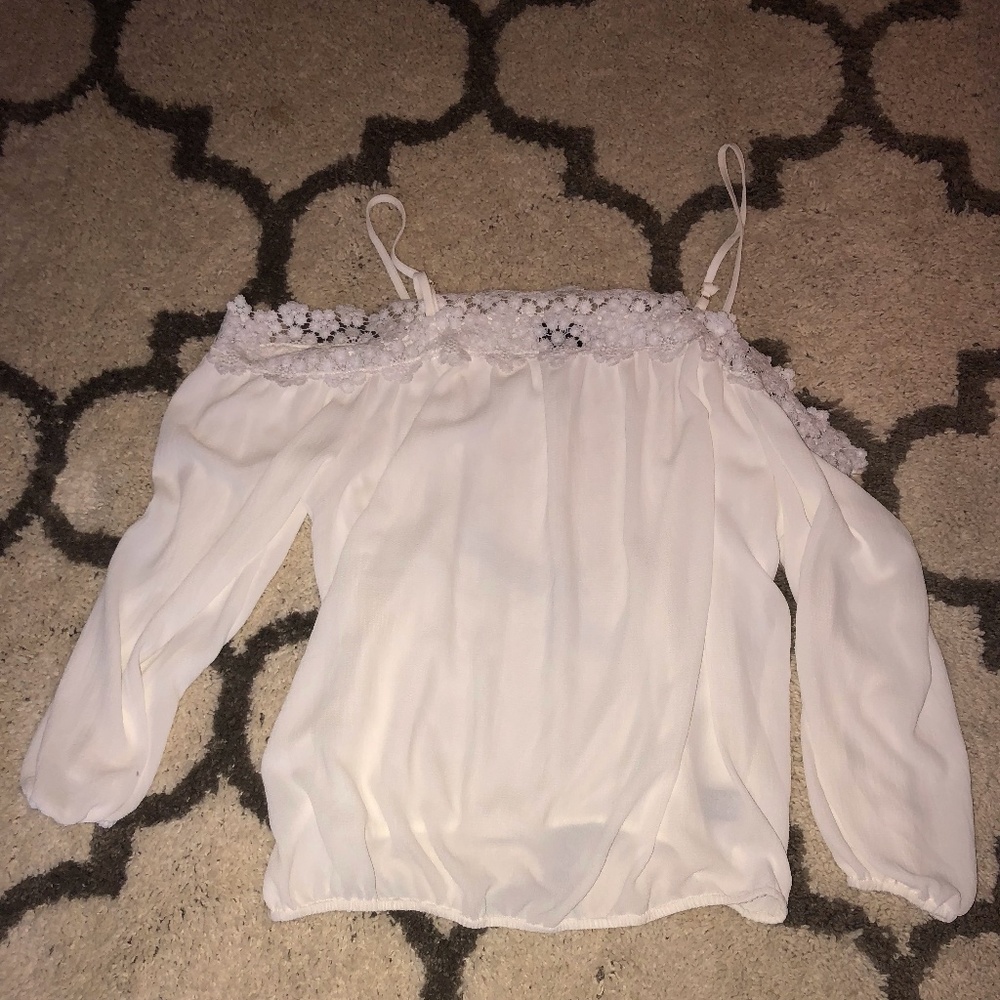 Nicole Miller Off the Shoulder Top